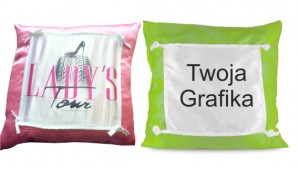 Poduszka satynowa z dowolnym nadrukiem, grafiką, logo